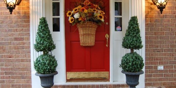 Дверь как украшение дома
